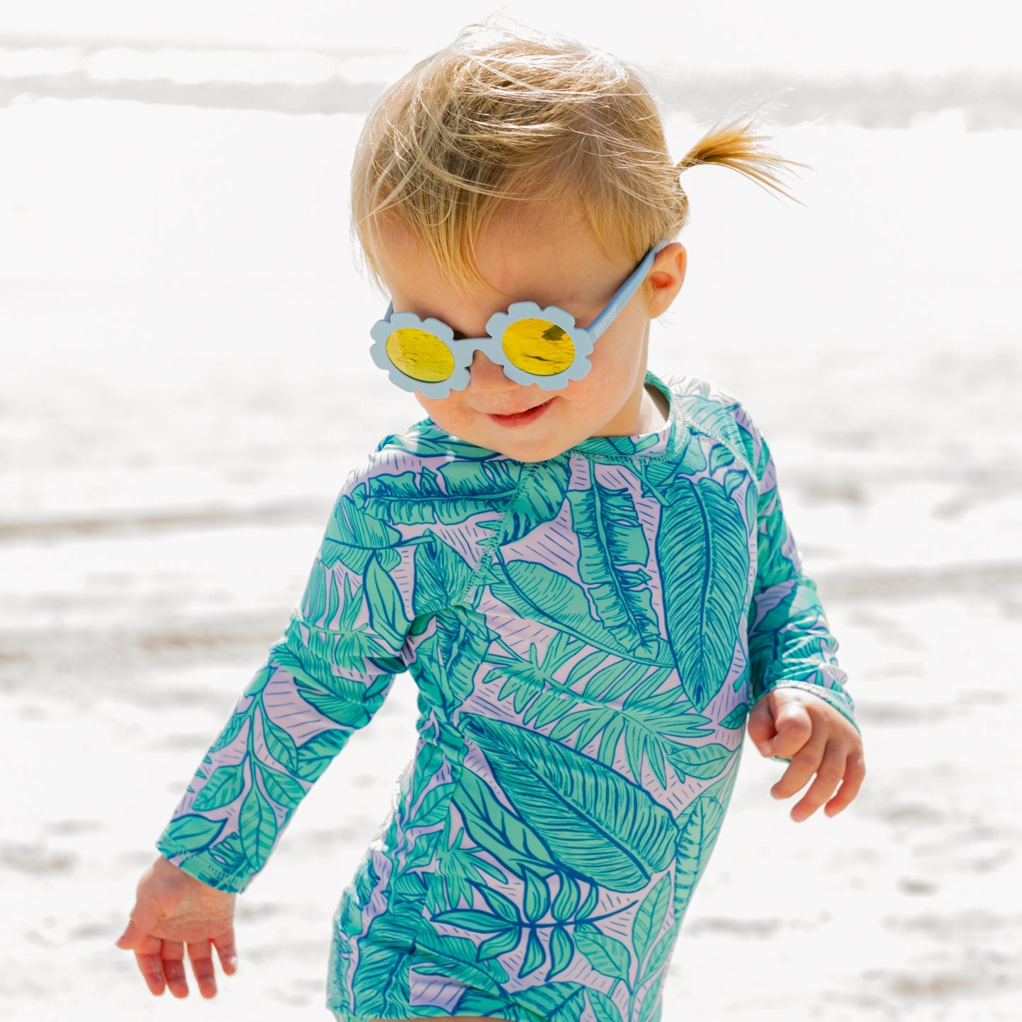 Non-polarized Flower Sunglasses | Mirrored "The Wild Flower" - Babiators Canada