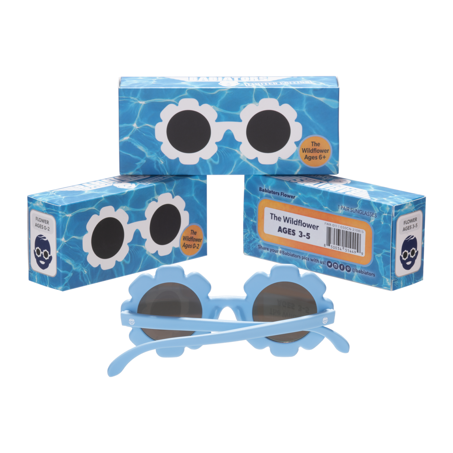 Non-polarized Flower Sunglasses | Mirrored "The Wild Flower" - Babiators Canada