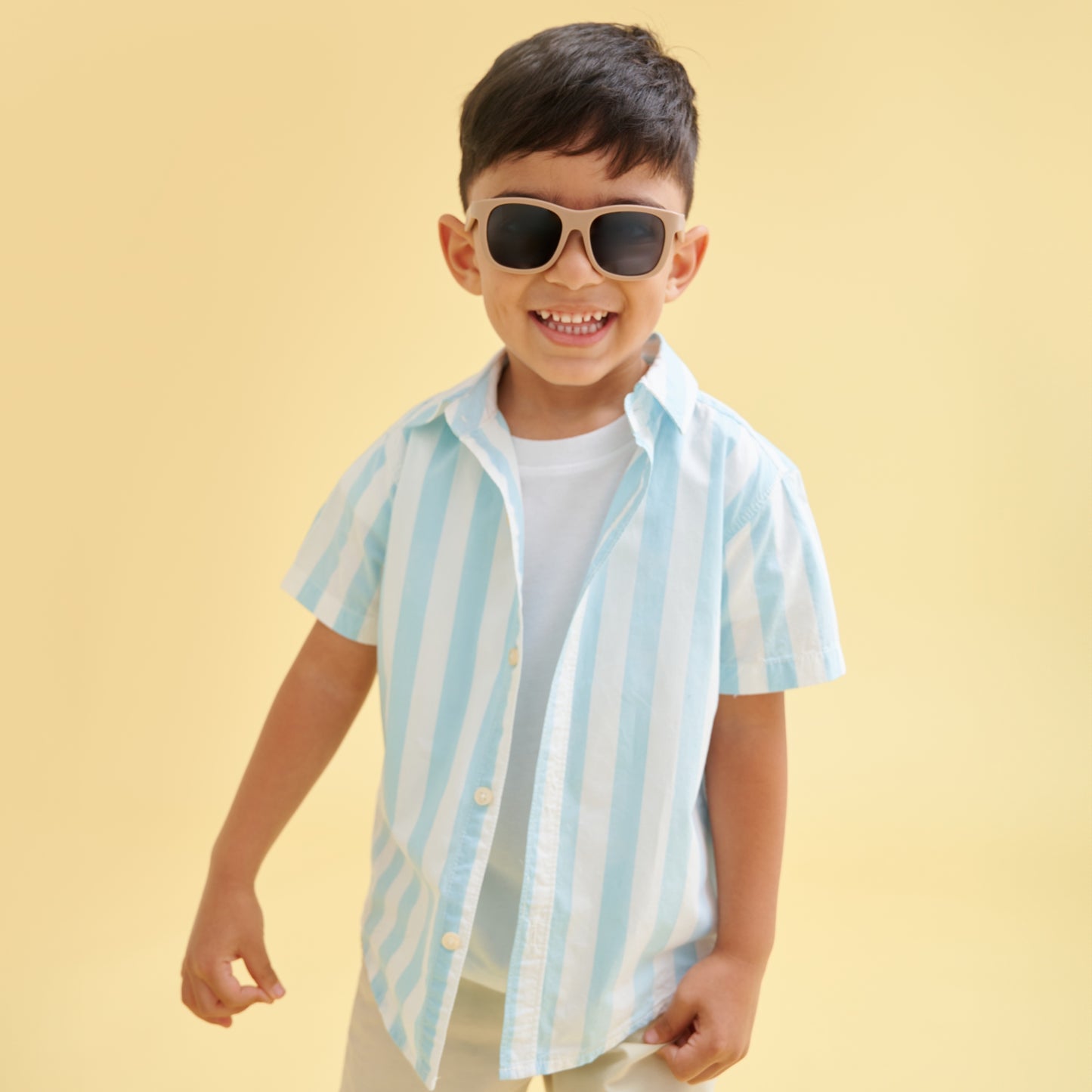 The Eco Collection Navigator Sunglasses | Soft Sand - Babiators Canada