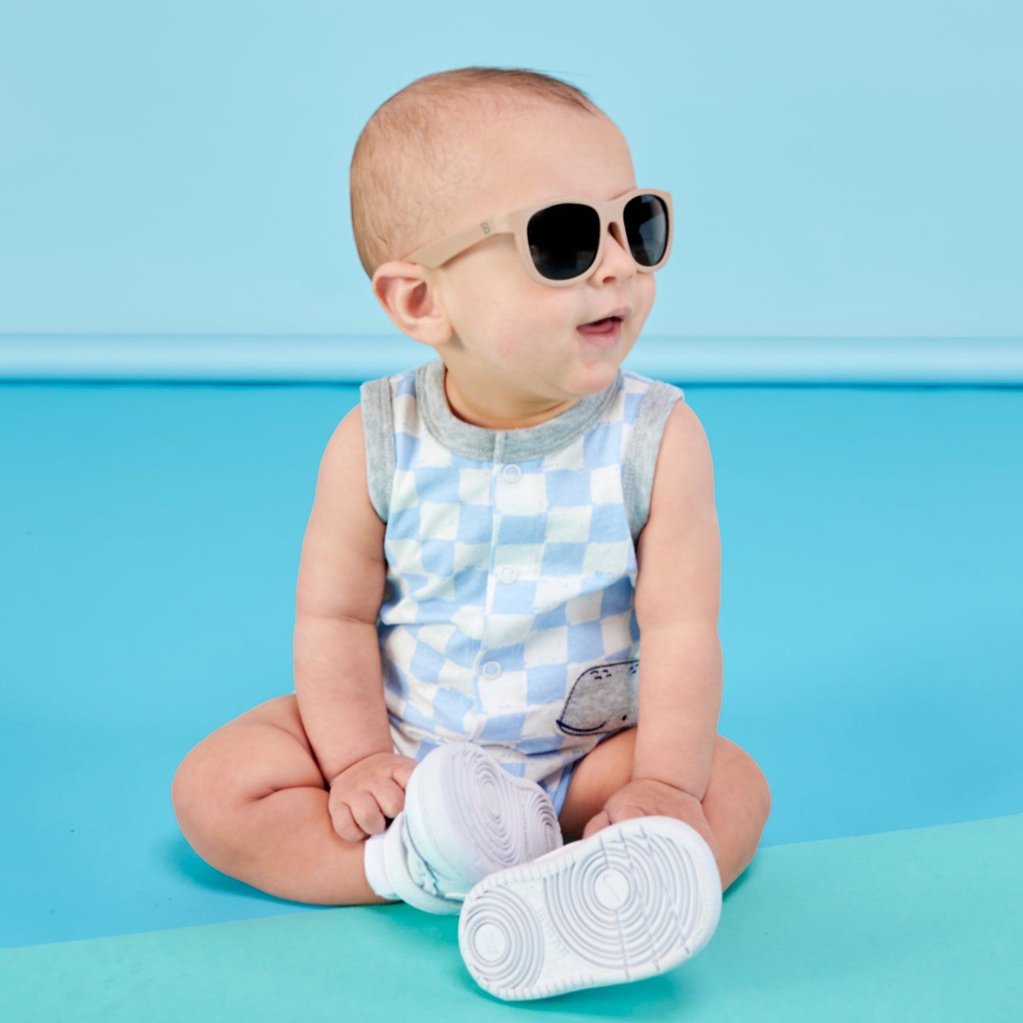 The Eco Collection Navigator Sunglasses | Soft Sand - Babiators Canada