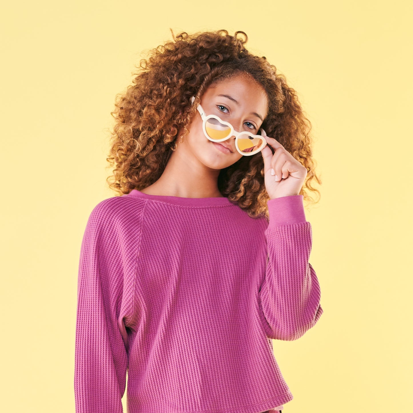 Polarized Heart Sunglasses | Sweet Cream - Babiators Canada