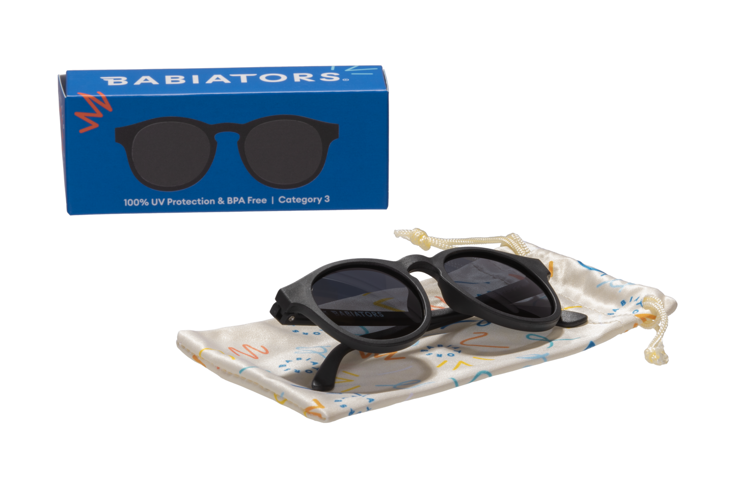 Non-Polarized Keyhole Sunglasses | Jet Black - Babiators Canada
