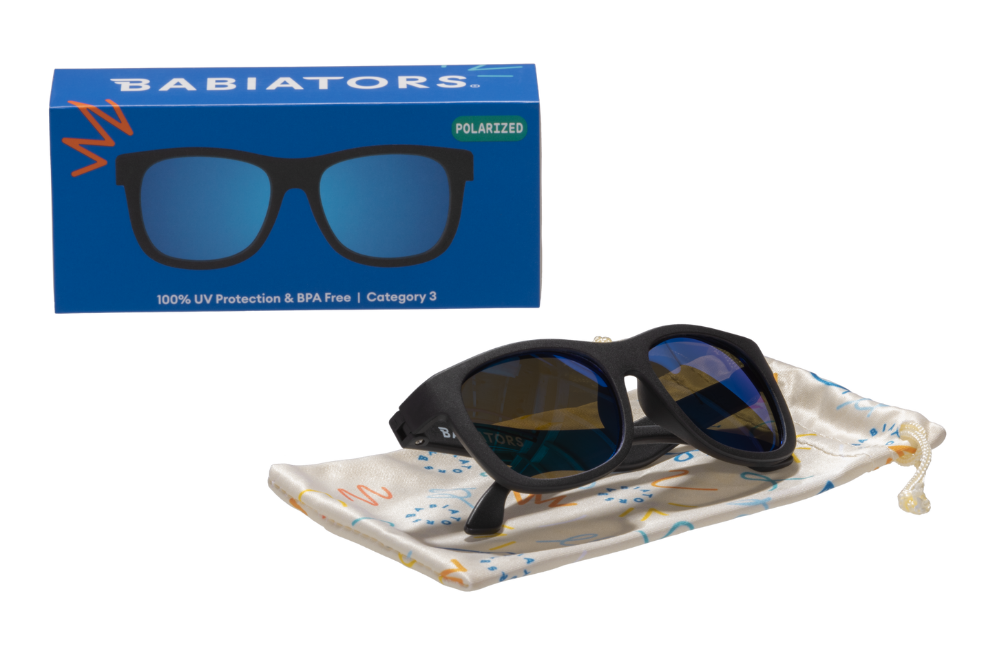 Polarized Navigator Sunglasses | Jet Black - Babiators Canada