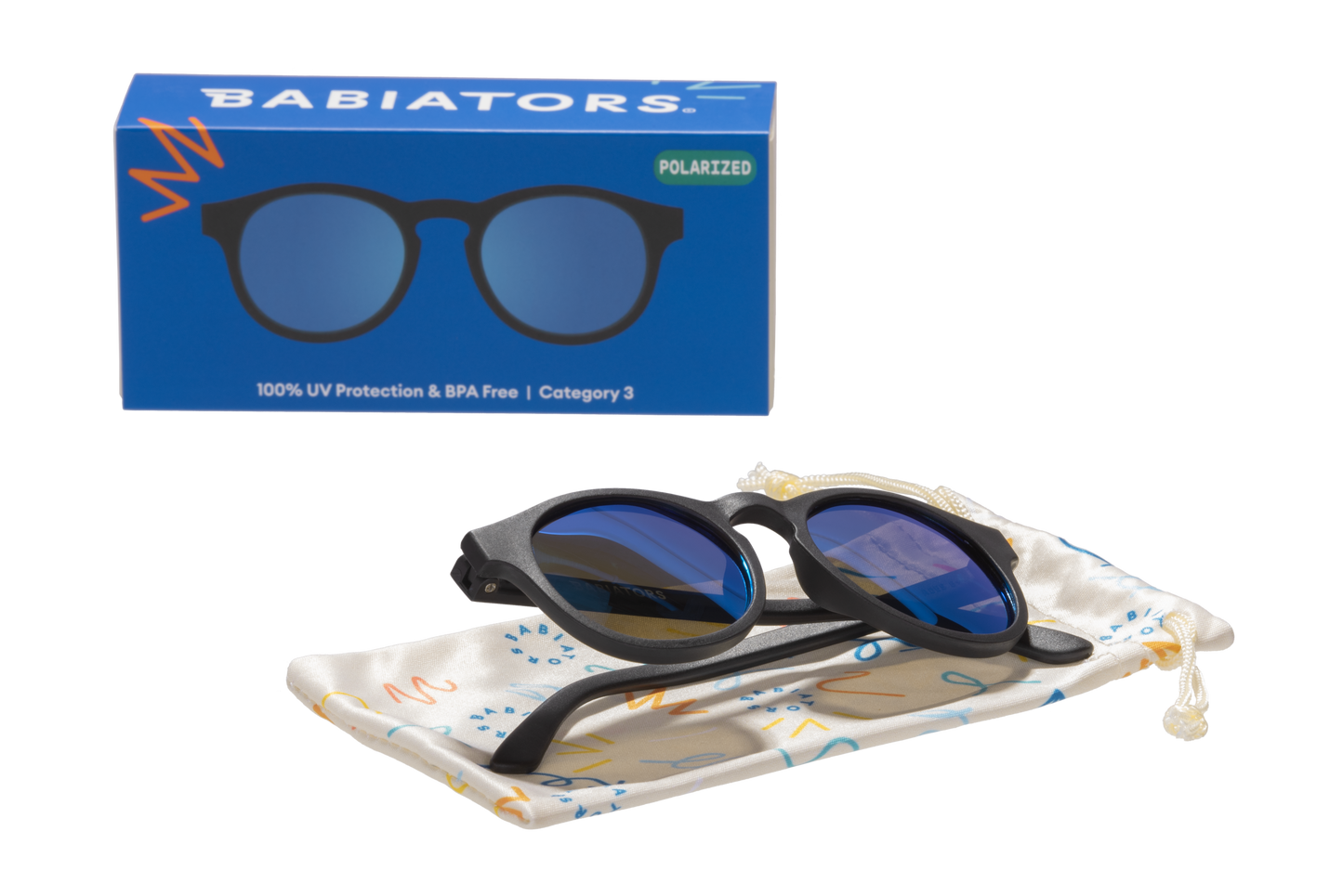 Polarized Keyhole Sunglasses | Jet Black - Babiators Canada