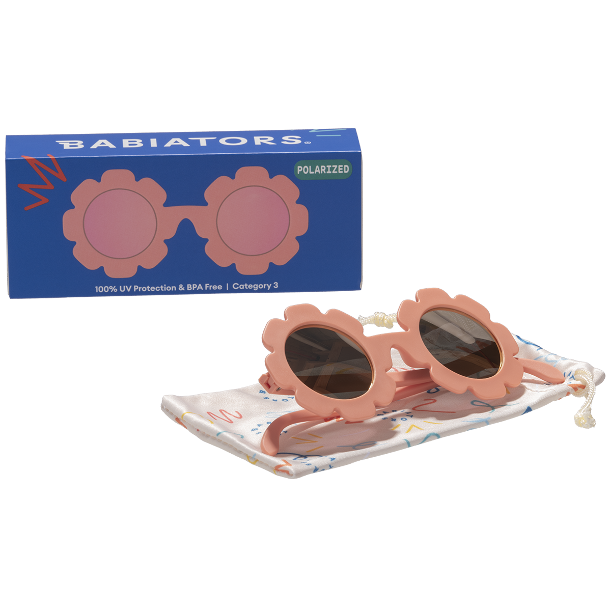 Polarized Flower Sunglasses | "The Flower Child" - Babiators Canada