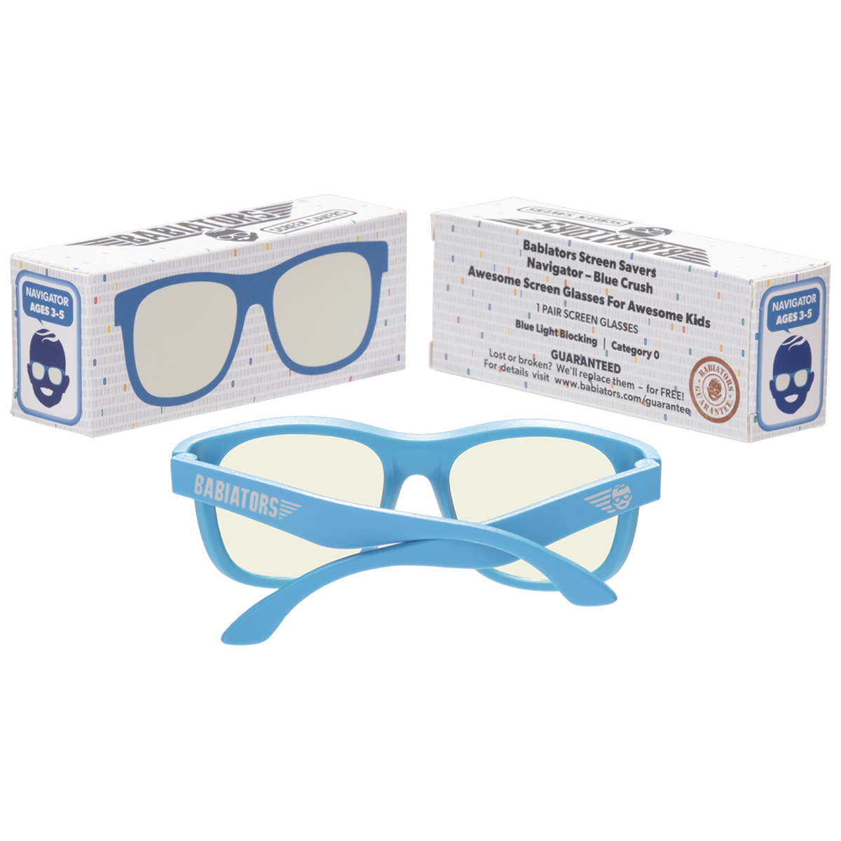 Navigator Blue Light Screen Saver Glasses | Blue Crush - Babiators Canada