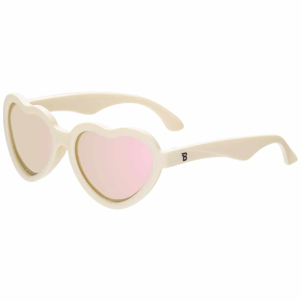 Polarized Heart Sunglasses | Sweet Cream - Babiators Canada