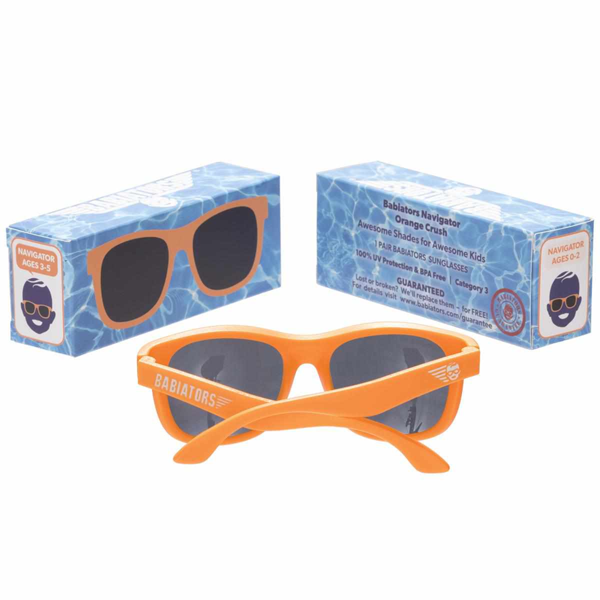 Non-Polarized Navigator Sunglasses | Orange Crush - Babiators Canada