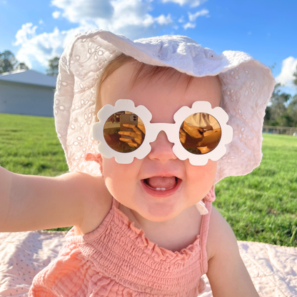 Polarized Flower Sunglasses | "White Daisy" - Babiators Canada