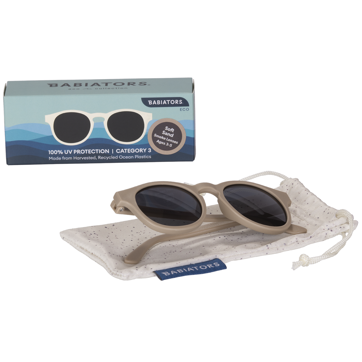 Limited Edition | The Eco-Line Keyhole Sunglasses | Soft Sand