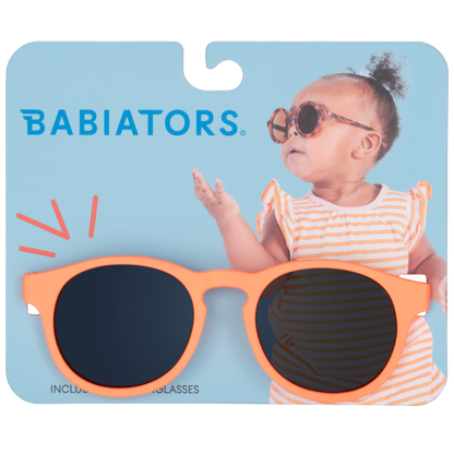 Hang Tag Keyhole Sunglasses | Neon Orange - Babiators Canada