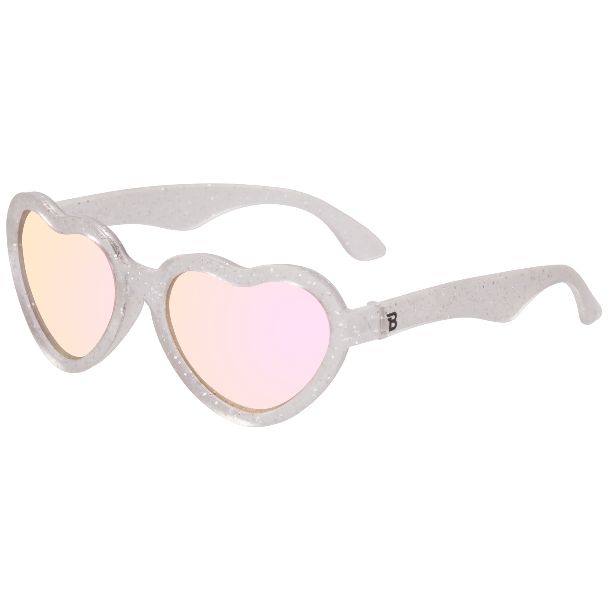 Non-Polarized Heart Sunglasses | "Silver Shimmer" - Babiators Canada