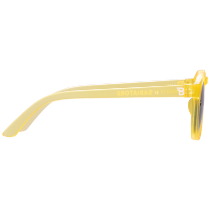 Limited Edition | Non-Polarized Keyhole Sunglasses | Transparent Yellow