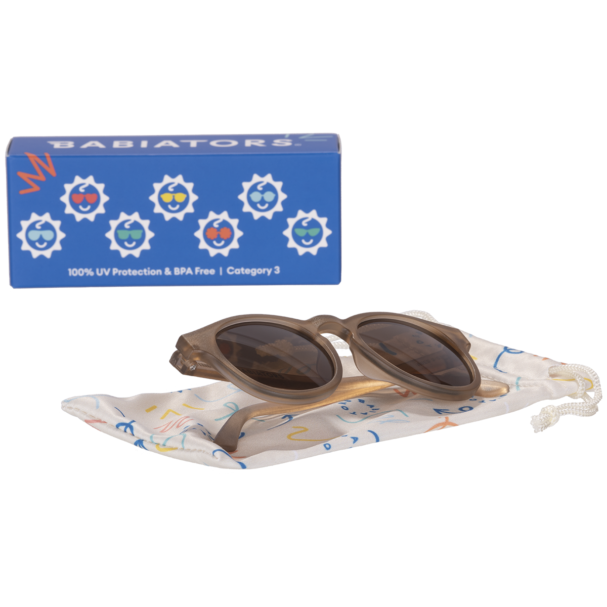 Non-Polarized Keyhole Sunglasses | Cocoa Cloud - Babiators Canada