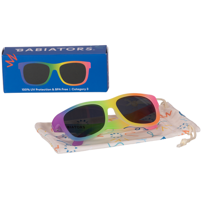 Non-Polarized Navigator Sunglasses | Rad Rainbow - Babiators Canada