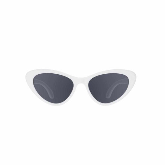 Original Cat-Eye: Wicked White Sunglasses