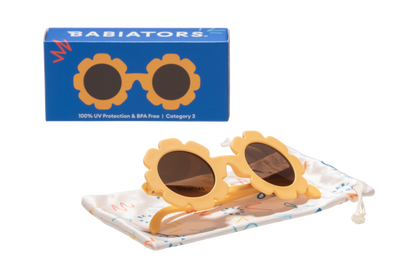 Non-polarized Flower Sunglasses | Mirrored " Sweet Sunflower"