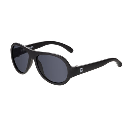 Kids' Sunglasses - Aviator - Black Ops Black - Babiators Canada