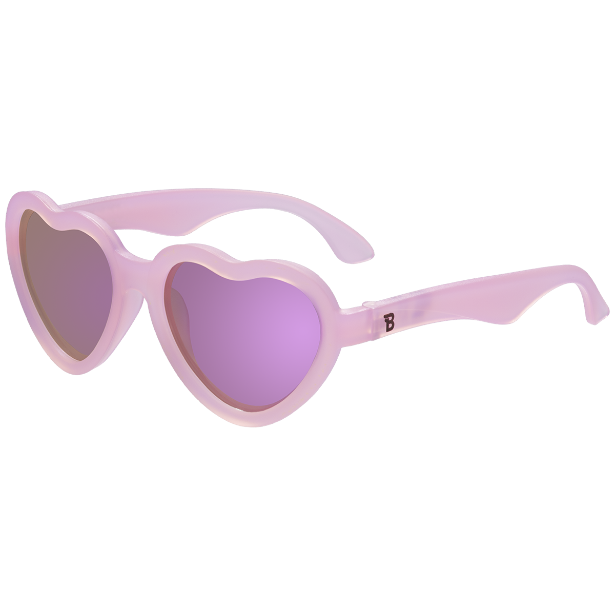 Polarized Heart Sunglasses | Frosted Pink - Babiators Canada