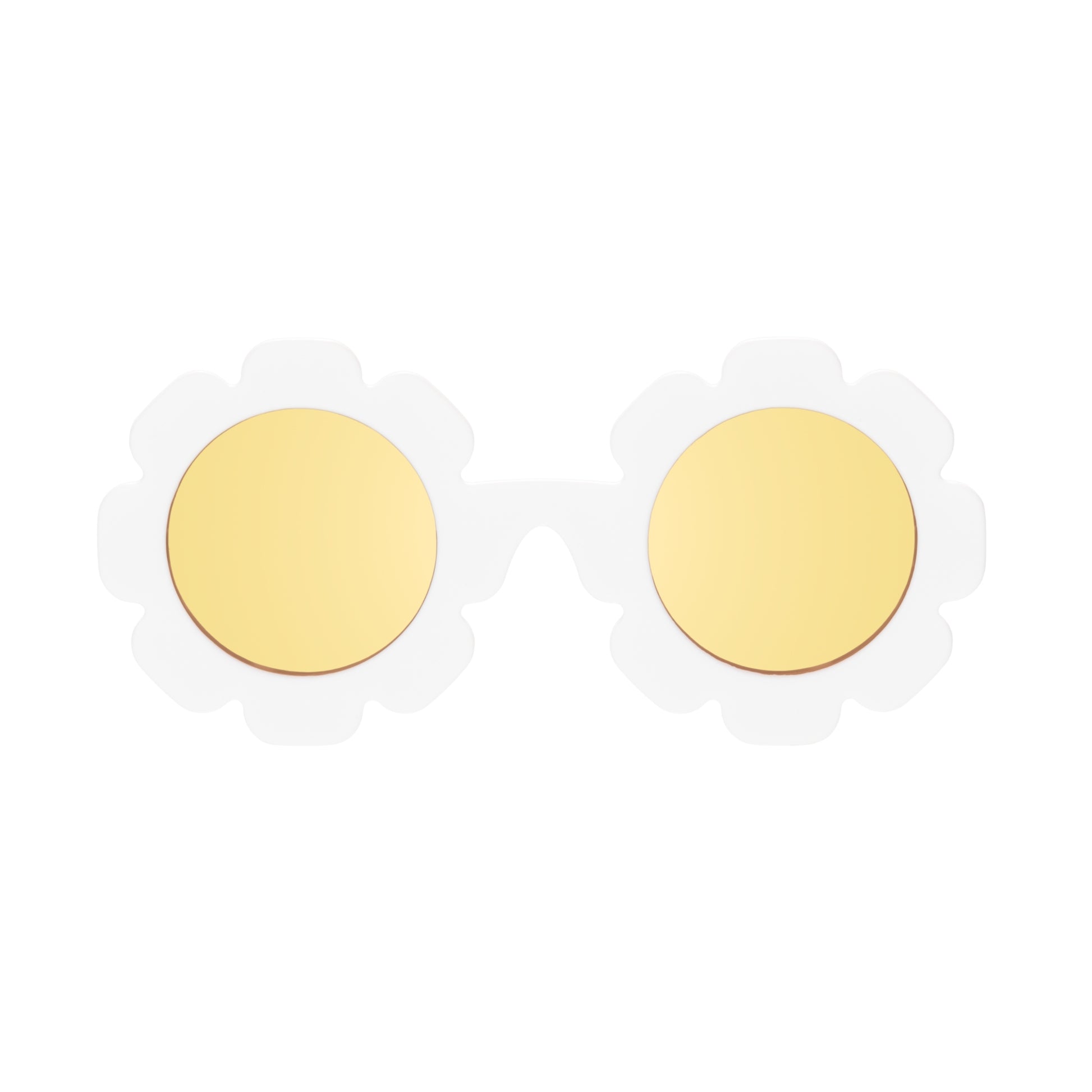 Polarized Flower Sunglasses | "White Daisy"