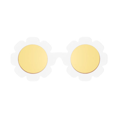 Polarized Flower Sunglasses | "White Daisy"