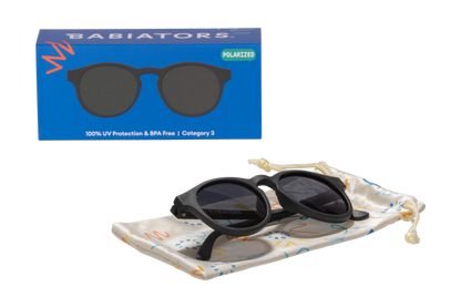 Polarized Keyhole Sunglasses | Jet Black Smoke Lenses - Babiators Canada