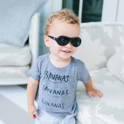 Kids' Sunglasses - Aviator - Black Ops Black - Babiators Canada