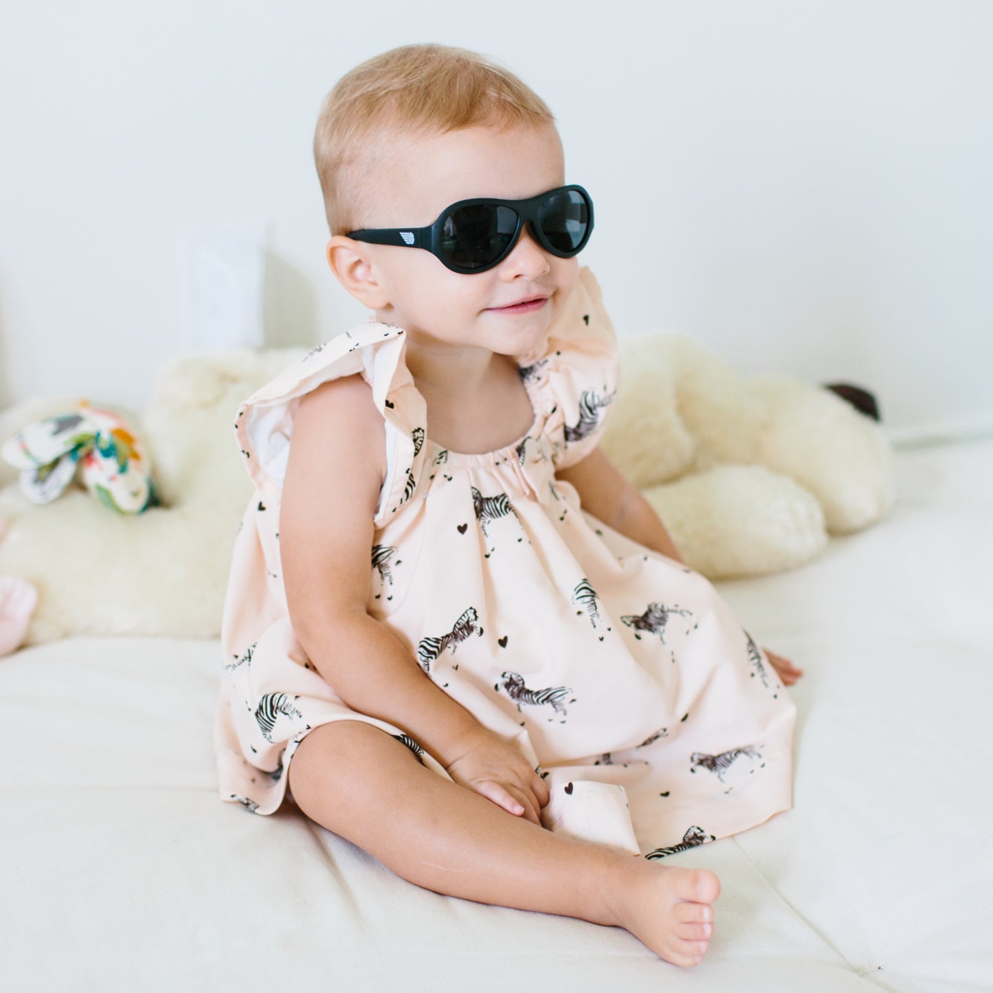 Kids' Sunglasses - Aviator - Black Ops Black - Babiators Canada