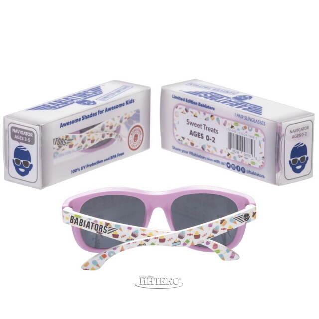 Non-Polarized Navigator Sunglasses |  Sweet Treats - Babiators Canada